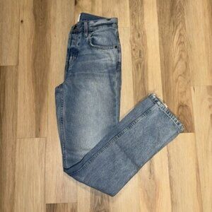 Current/Elliott Ripped Mom Jeans